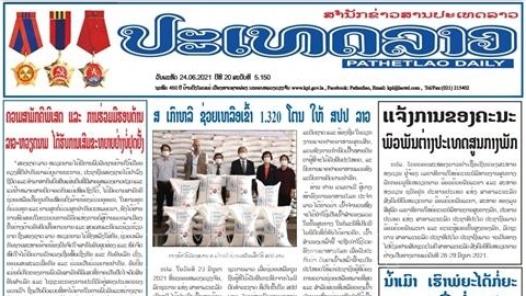 Truyền thông Lào đánh giá cao ý nghĩa chuyến thăm Việt Nam của Tổng Bí thư, Chủ tịch nước Thongloun Sisoulith