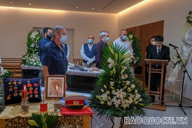 Lễ tang Anh hùng lực lượng vũ trang Kostas Sarantidis Nguyễn Văn Lập