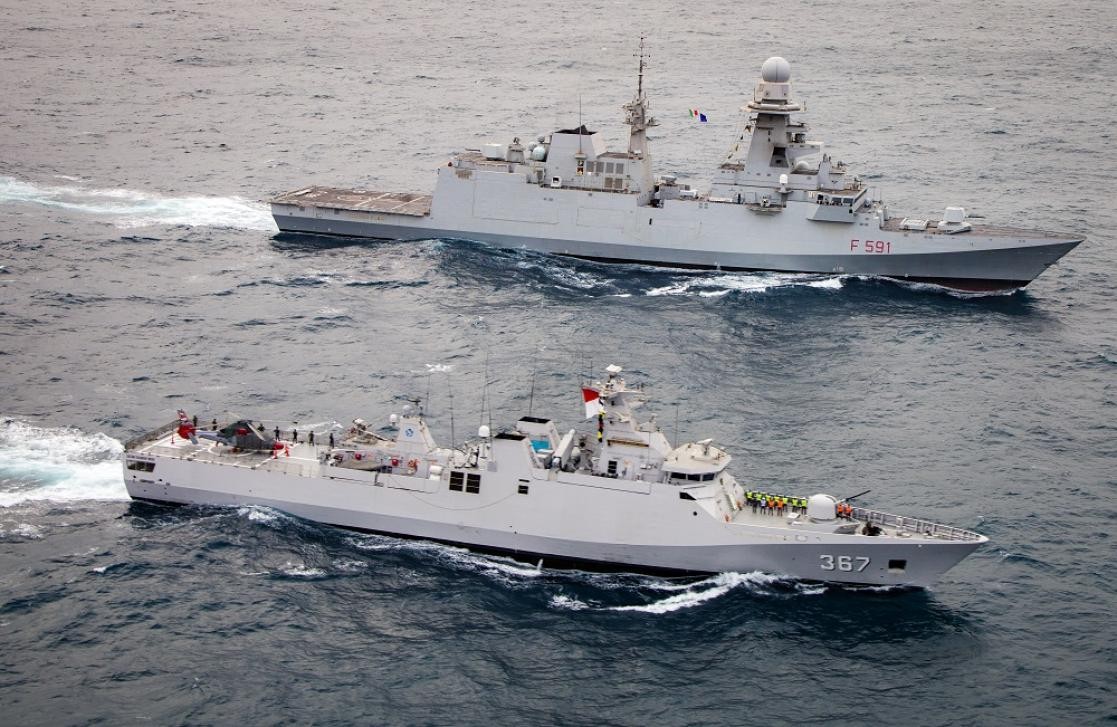 EU và Indonesia lần đầu tiên tập trận hải quân chung. (Nguồn: EESA)