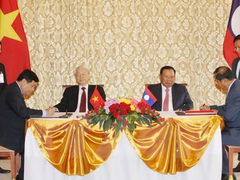 Tuyên bố chung Việt Nam-Lào nhân chuyến thăm của Tổng Bí thư