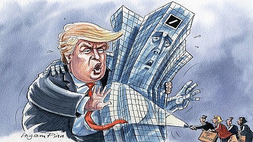 Deutsche Bank sẽ siết nợ Tổng thống Trump nếu ông thất cử