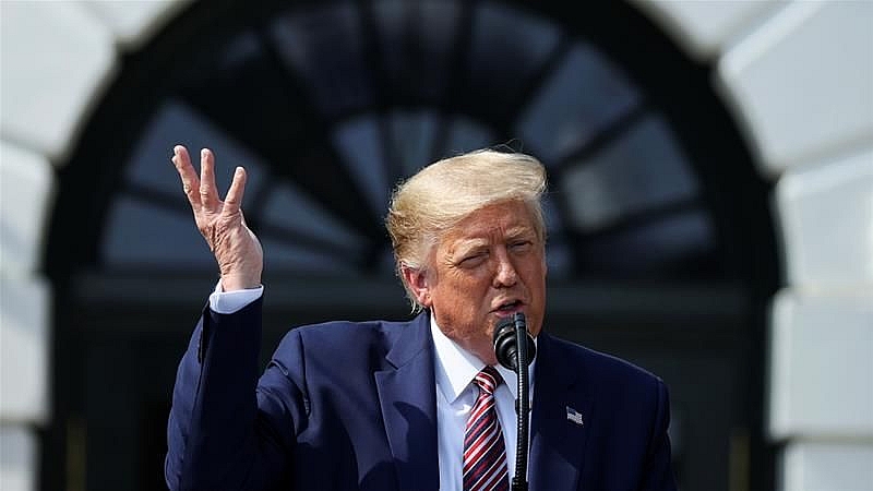 Tổng thống Mỹ Donald Trump hy vọng việc kiểm phiếu lại sẽ giúp ngăn chặn ông Joe Biden trở thành tân Tổng thổng thống Mỹ. (Nguồn: Reuters) Kết quả bầu cử Mỹ 2020: Kiểm phiếu lại, ông Trump 'được ăn cả, ngã càng đau'?