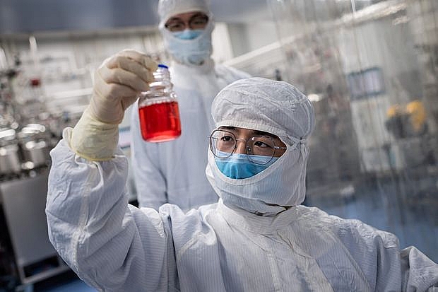 Trung Quốc từng dẫn đầu cuộc đua phát triển vaccine Covid-19. (Nguồn: SCMP)