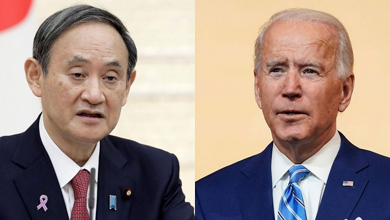 Dưới thời ông Biden và ông Suga, Mỹ-Nhật có tiềm năng trở thành “cặp bài trùng” đáng gờm ở khu vực trong những năm tới. (Nguồn: Reuters)