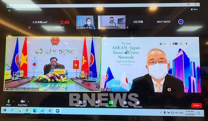 Hội nghị Cấp cao mạng lưới đô thị thông minh ASEAN - Nhật Bản lần thứ 2. (Nguồn: BNews)