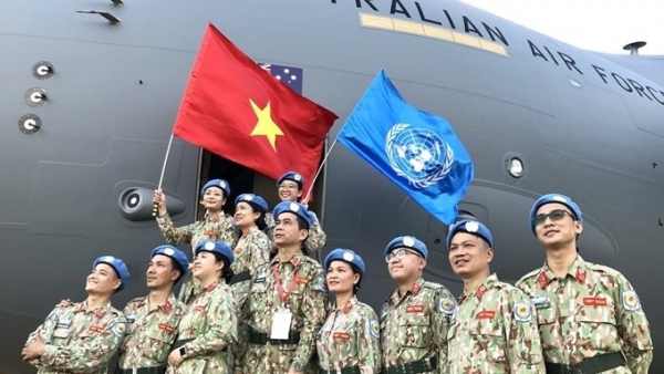 Khi Quốc kỳ Việt Nam tung bay tại các phái bộ gìn giữ hòa bình Liên hợp quốc