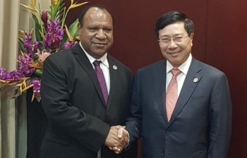 APEC 2018: Phó Thủ tướng Phạm Bình Minh hội đàm với BTNG Papua New Guinea