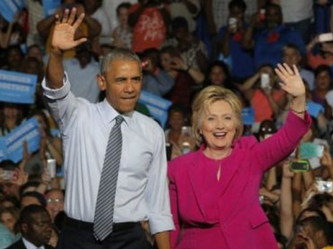 Tổng thống Obama vận động tranh cử cho bà Clinton