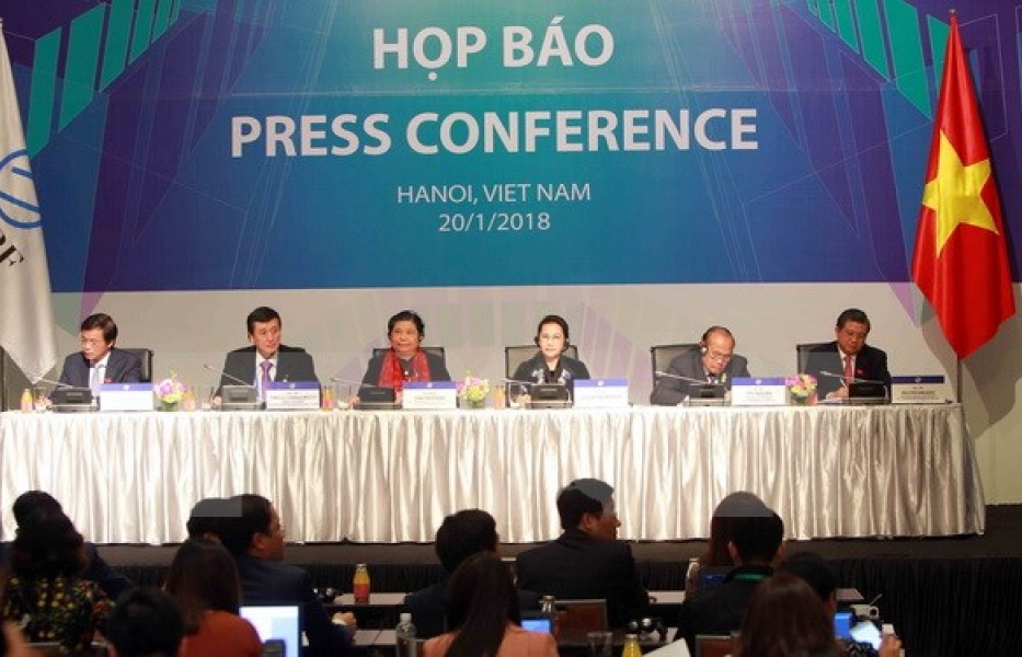 Họp báo về kết quả Hội nghị Diễn đàn Nghị viện châu Á-TBD lần thứ 26