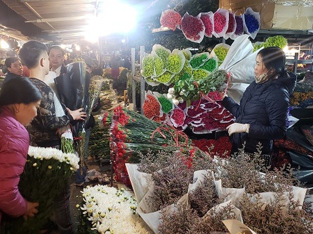 Dịch Covid-19 ở Hà Nội: Hình ảnh chợ hoa Tết Quảng Bá vắng chưa từng có