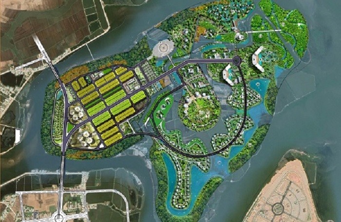 Phối cảnh quy hoạch Khu đô thị và du lịch sinh thái Diêm Vân. (Nguồn: vietnamfinance.vn)