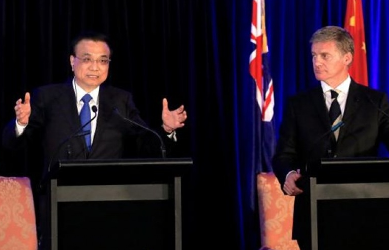 New Zealand và Trung Quốc nhất trí nâng cấp FTA song phương