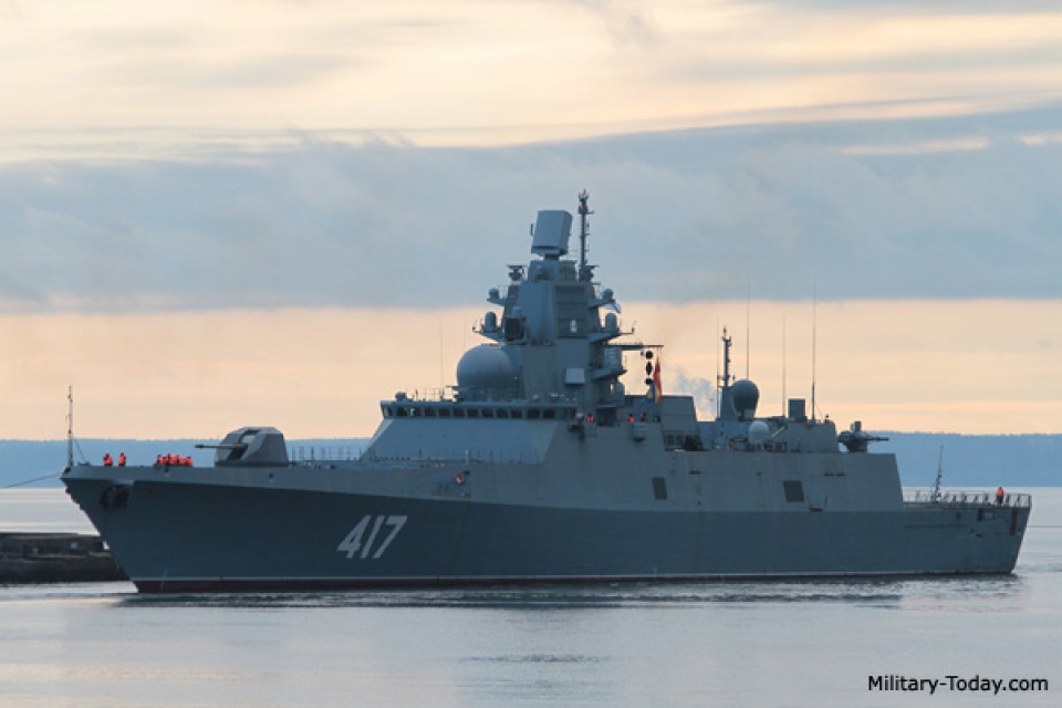 Nga phát triển khinh hạm hiện đại mang 48 tên lửa hành trình