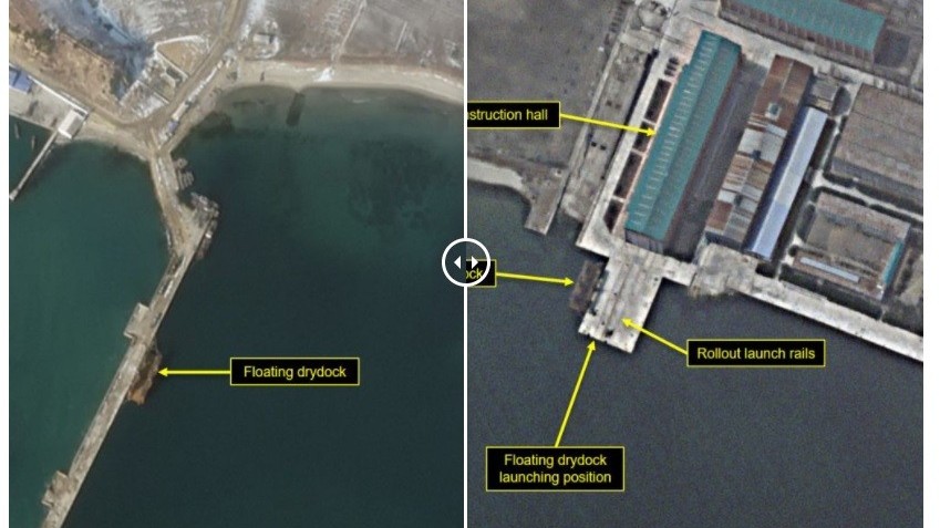 Báo mạng Mỹ: Triều Tiên có thể hạ thủy tàu ngầm được trang bị tên lửa đạn đạo mới