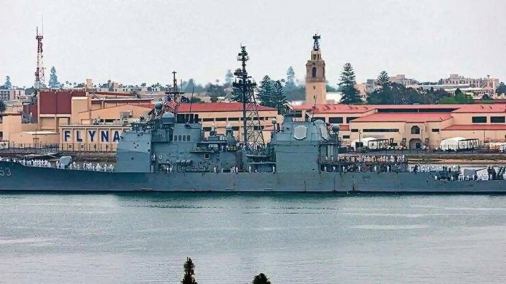 người phát ngôn Lầu Năm Góc John Kirby nhấn mạnh, tàu khu trục của Hải quân Mỹ đã tuân thủ luật pháp quốc tế khi di chuyển gần Ấn Độ. (Nguồn: thehillstimes)