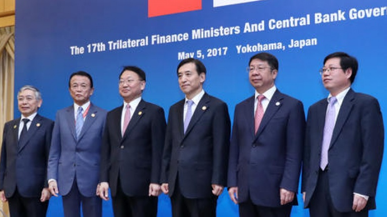 Nhật-Trung-Hàn nhất trí phối hợp nhằm đối phó bất ổn tài chính