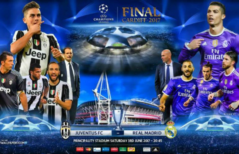 01h45 ngày 04/06, chung kết C1: Juventus - Real Madrid
