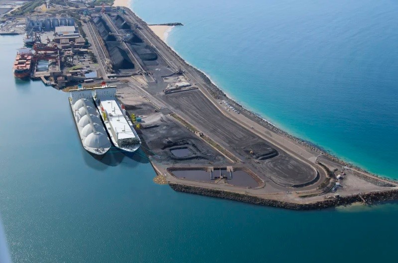 Công ty Andrew Forrest’s Australian Industrial Energy có kế hoạch nhập khẩu khí đốt vào cảng Kembla vào cuối năm 2023. (Nguồn: NSW GOVERNMENT)