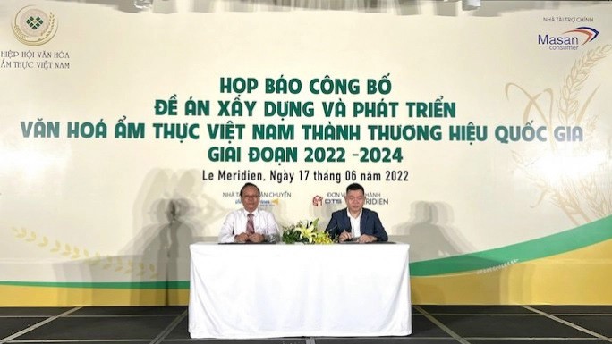 Hiệp hội Văn hóa Ẩm thực Việt Nam (VCCA) vừa tổ chức họp báo công bố đề án “Xây dựng và phát triển văn hoá ẩm thực Việt Nam thành thương hiệu quốc gia, giai đoạn 2022-2024'.