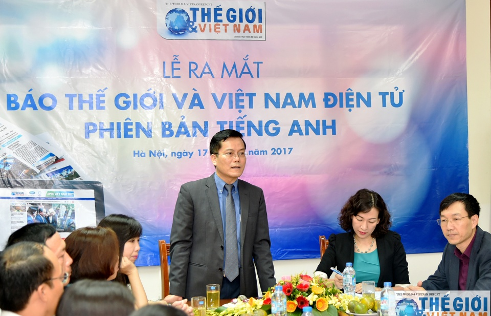 Ra mắt Báo Thế giới & Việt Nam điện tử phiên bản tiếng Anh