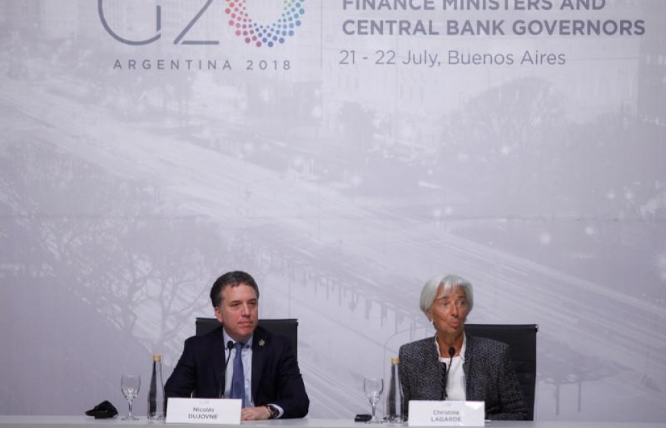 Bộ trưởng Tài chính G20 lo ngại về xung đột thương mại leo thang