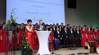 Đại sứ Vũ Quang Minh thăm làm việc tại thành phố Wernigerode, Đức