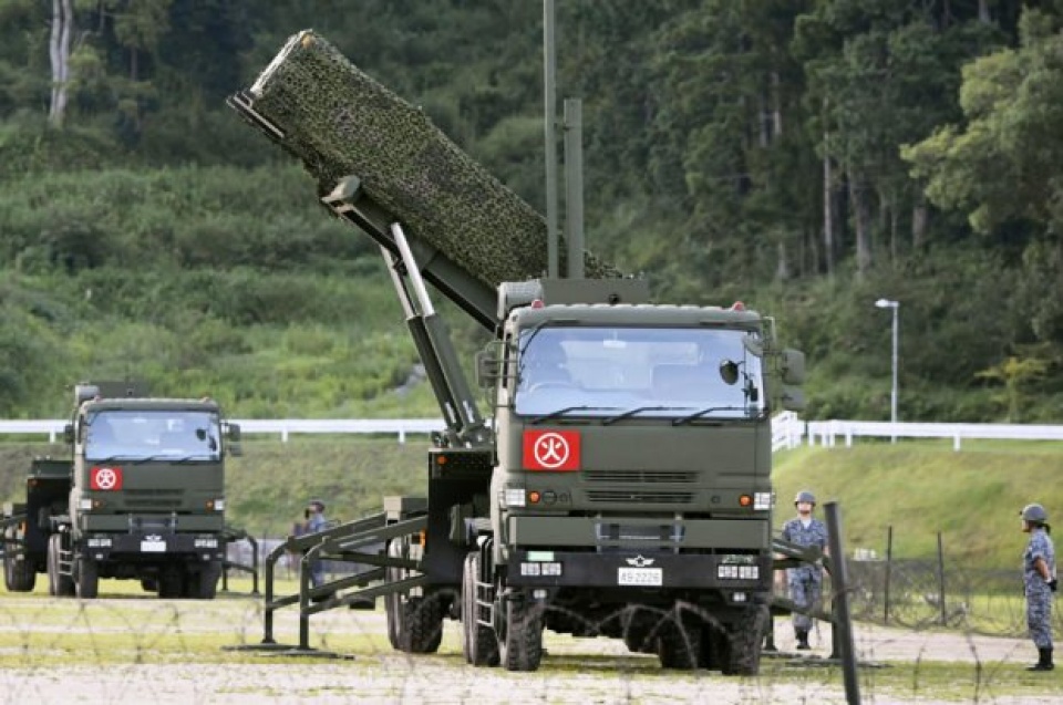 Nhật Bản triển khai hệ thống phòng thủ tên lửa đối phó Triều Tiên