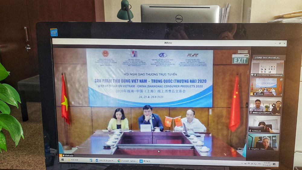 Hơn 40 doanh nghiệp Việt tham dự Hội nghị giao thương trực tuyến sản phẩm tiêu dùng Việt Nam-Trung Quốc