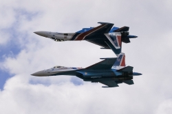 Romania: Sukhoi Su-35 của Nga chặn máy bay Ba Lan trên Biển Đen