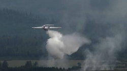 Hình ảnh đầu tiên về máy bay cứu hỏa Be-200 của Bộ Quốc phòng Nga rơi ở Thổ Nhĩ Kỳ, 8 người thiệt mạng