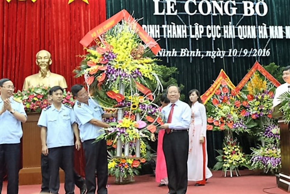 Công bố quyết định thành lập Cục Hải quan Hà Nam Ninh