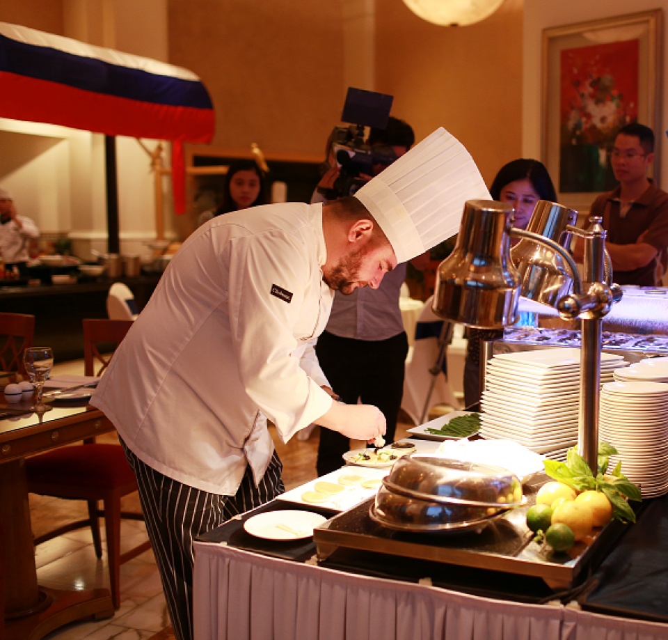 Tuần lễ ẩm thực Nga lần đầu tiên tại Hà Nội
