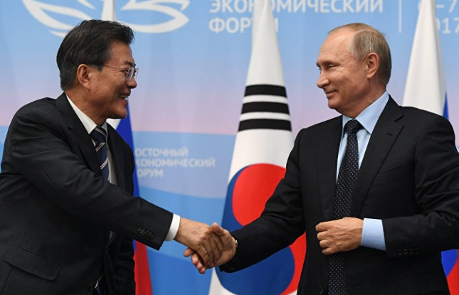 Tổng thống Hàn Quốc đề xuất mở rộng hợp tác kinh tế với Nga
