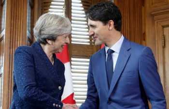 Anh và Canada cam kết hợp tác thúc đẩy thương mại hậu Brexit