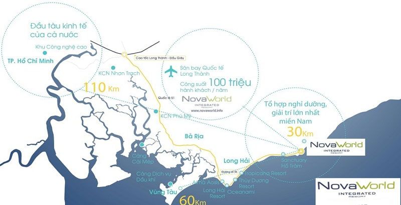 Novaworld Hồ Tràm: Chớp thời cơ để đầu tư bất động sản Vũng Tàu