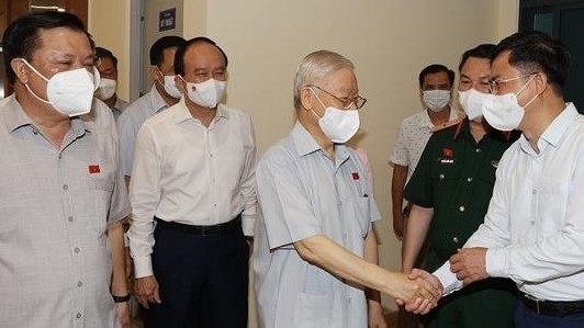 Top leaders meet voters ahead of NA second session