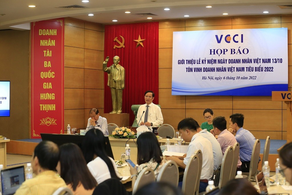 VCCI công bố chuỗi hoạt động ý nghĩa kỷ niệm Ngày Doanh nhân Việt Nam 13/10. (Ảnh: TT)