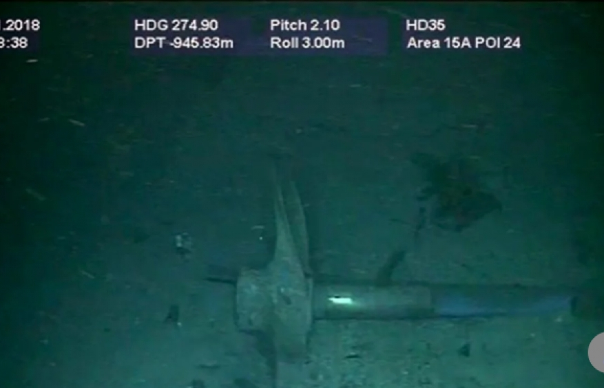 Hình ảnh đầu tiên của xác tàu ngầm Argentina sau 1 năm dưới đáy biển