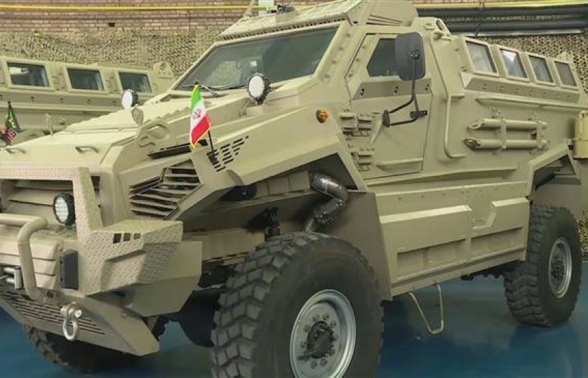 Iran “trình làng” xe quân sự mới mang tên Cuồng phong