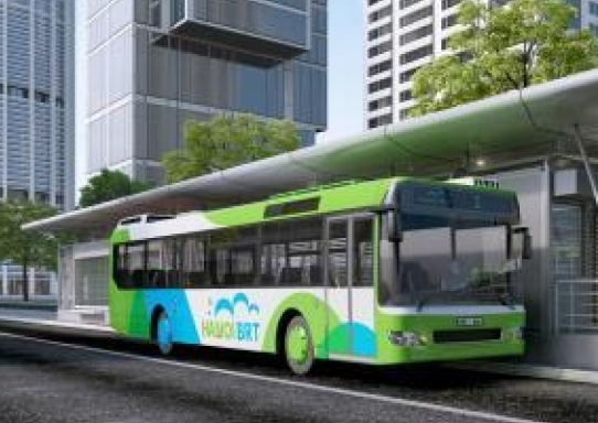 Hà Nội: Xe buýt nhanh chính thức hoạt động từ 1/1/2017