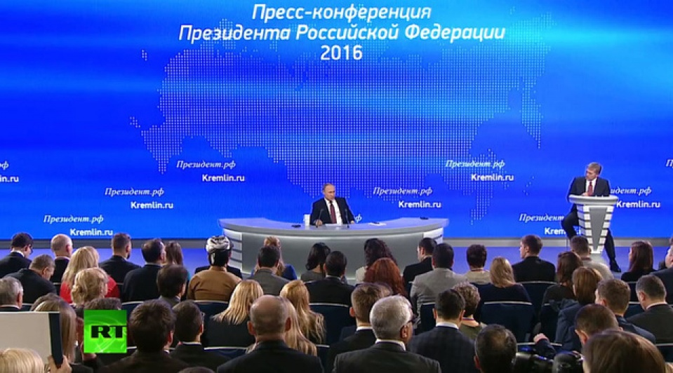 1.500 phóng viên tham dự họp báo thường niên của Tổng thống Nga