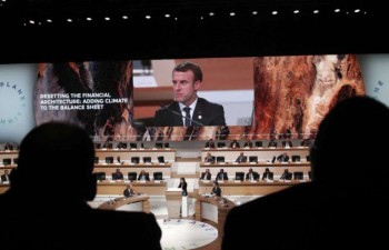 Hội nghị “Một hành tinh” nêu 3 mục tiêu chính chống biến đổi khí hậu