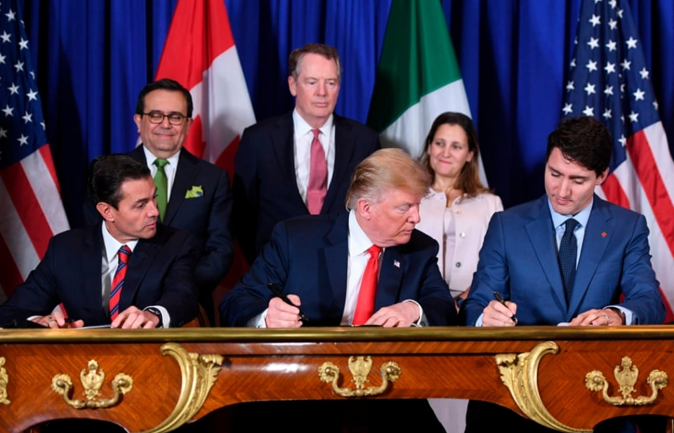 Tổng thống Mỹ cho biết sẽ sớm kết thúc NAFTA