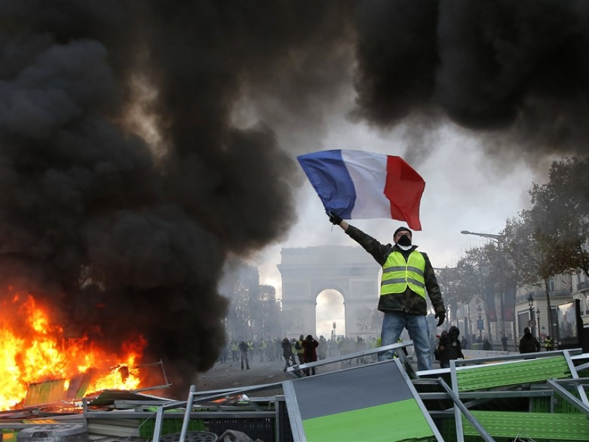 Tình báo Pháp: Không có dấu hiệu cho thấy Nga liên quan tới biểu tình "Áo vàng"