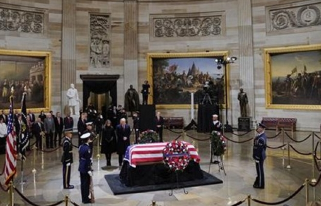 ​Đại sứ Hà Kim Ngọc dự lễ viếng Tổng thống Mỹ George H.W.Bush