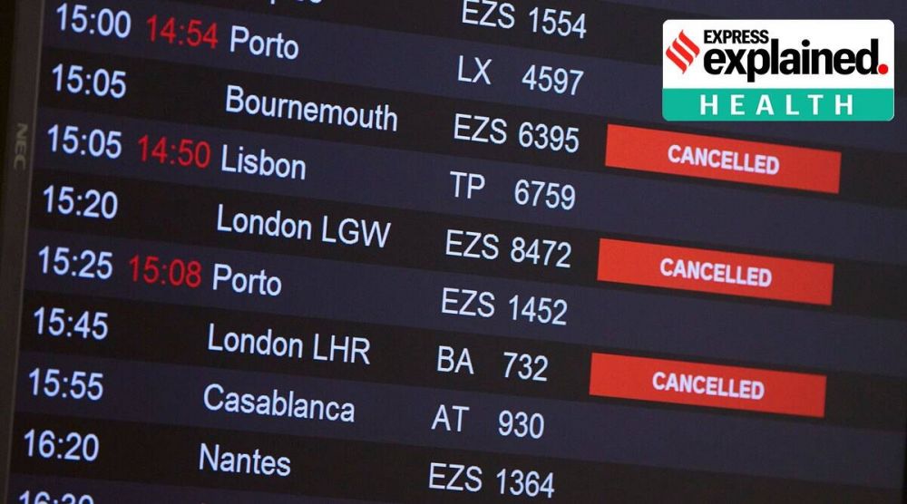 Các chuyến bay từ Anh bị hủy tại sân bay Cointrin, ở Geneva, Thụy Sĩ, ngày 21 tháng 12 năm 2020. (Ảnh Reuters: Denis Balibouse)