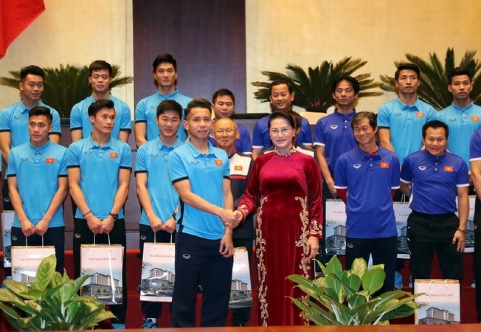 na chairwoman praises u23 vietnam