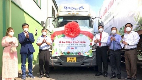 Dong Nai exports first batch of processed fruits in 2022