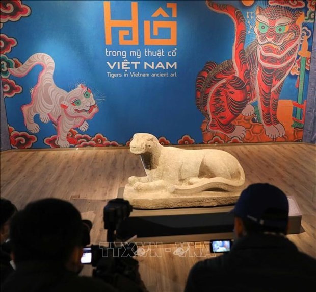 Exhibition features tigers in Vietnam’s ancient art