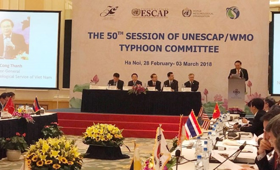 ha noi hosts 50th session of typhoon committee